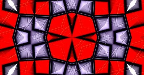 3D Embossed Abstract Geometric Structure Symmetric Pattern Background Illustrazione stock