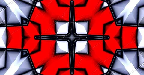 3D Embossed Abstract Geometric Structure Symmetric Pattern Background Illustrazione stock