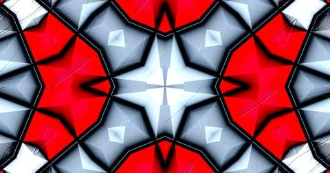 3D Embossed Abstract Geometric Structure Symmetric Pattern Background Illustrazione stock