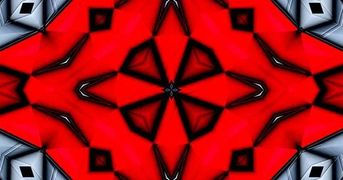 3D Embossed Abstract Geometric Structure Symmetric Pattern Background Stock Illustration