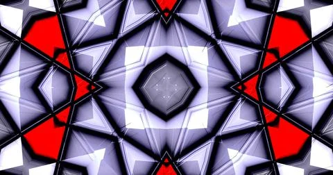 3D Embossed Abstract Geometric Structure Symmetric Pattern Background Stock Illustration