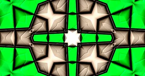 3D Embossed Abstract Geometric Structure Symmetric Pattern Background イラスト素材