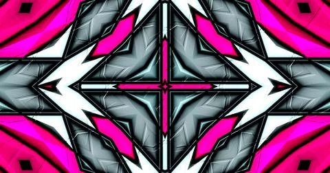 3D Embossed Abstract Geometric Structure Symmetric Pattern Background Stock Illustration