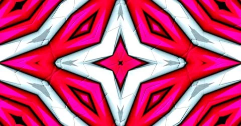 3D Embossed Abstract Geometric Structure Symmetric Pattern Background Stock Illustration