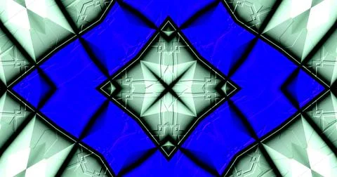 3D Embossed Abstract Geometric Structure Symmetric Pattern Background Stock Illustration