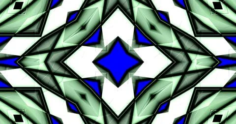 3D Embossed Abstract Geometric Structure Symmetric Pattern Background イラスト素材