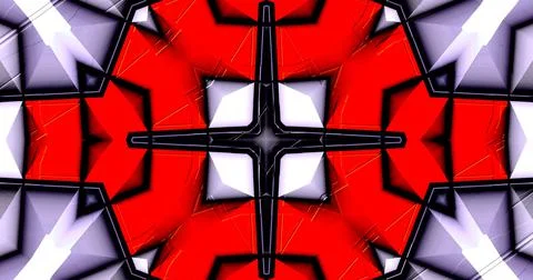 3D Embossed Abstract Geometric Structure Symmetric Pattern Background イラスト素材