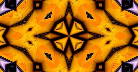 3D Embossed Abstract Geometric Structure Symmetric Pattern Background Stock Illustration