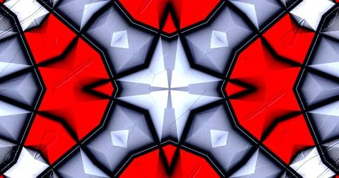 3D Embossed Abstract Geometric Structure Symmetric Pattern Background Illustrazione stock