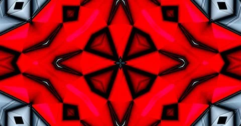 3D Embossed Abstract Geometric Structure Symmetric Pattern Background Stock Illustration