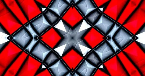 3D Embossed Abstract Geometric Structure Symmetric Pattern Background Stock Illustration