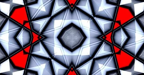 3D Embossed Abstract Geometric Structure Symmetric Pattern Background Stock Illustration