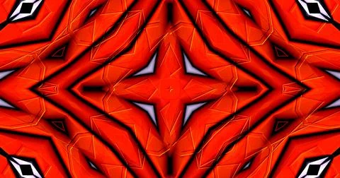 3D Embossed Abstract Geometric Structure Symmetric Pattern Background イラスト素材