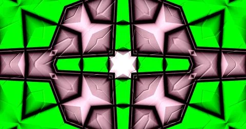 3D Embossed Abstract Geometric Structure Symmetric Pattern Background Stock Illustration