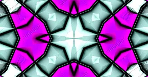 3D Embossed Abstract Geometric Structure Symmetric Pattern Background Stock Illustration