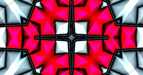 3D Embossed Abstract Geometric Structure Symmetric Pattern Background イラスト素材