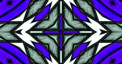 3D Embossed Abstract Geometric Structure Symmetric Pattern Background Illustrazione stock