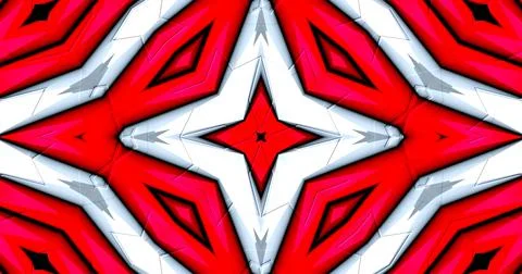 3D Embossed Abstract Geometric Structure Symmetric Pattern Background Stock Illustration