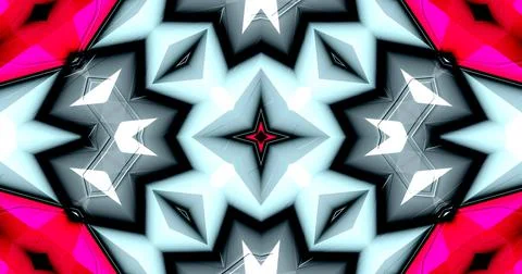 3D Embossed Abstract Geometric Structure Symmetric Pattern Background Stock Illustration