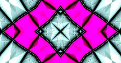 3D Embossed Abstract Geometric Structure Symmetric Pattern Background Illustrazione stock