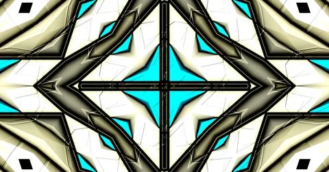 3D Embossed Abstract Geometric Structure Symmetric Pattern Background Stock Illustration