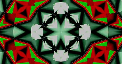 3D Embossed Tech Abstract Geometric Structure Symmetric Pattern Background Stock Illustration