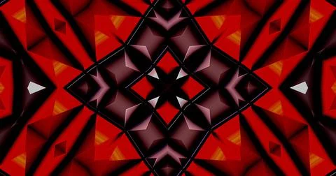 3D Embossed Tech Abstract Geometric Structure Symmetric Pattern Background Illustrazione stock