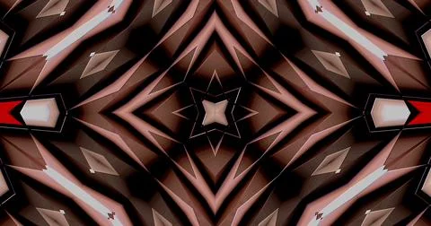 3D Embossed Tech Abstract Geometric Structure Symmetric Pattern Background 스톡 일러스트