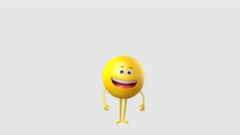 3D emoji running away 4K animation | Stock Video | Pond5