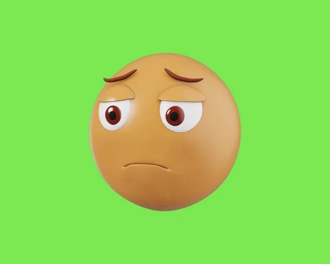 3D Emoticon Animated Looping Stock Footage 334905904
