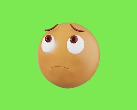 3D Emoticon Animated Looping Stock Footage 334905919