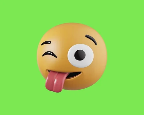 3D Emoticon Animated Looping Stock Footage 334905923