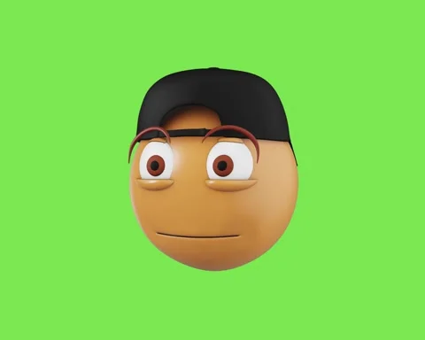3D Emoticon Animated Looping Stock Footage 334905935