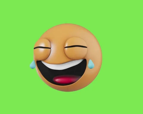 3D Emoticon Animated Looping Stock Footage 334905974