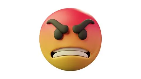 3D emoticon Ilustración de archivo