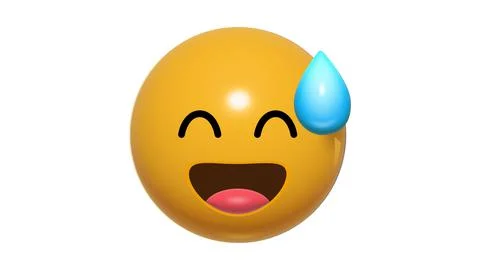 3D emoticon Stock Illustration