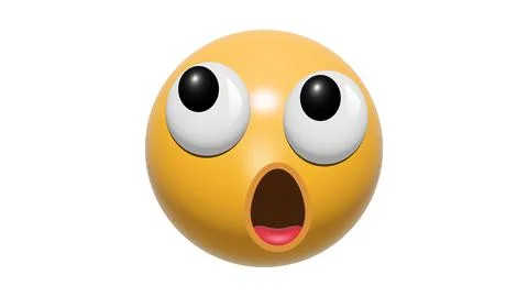 3D emoticon Ilustración de archivo