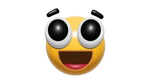 3D emoticon Stock Illustration