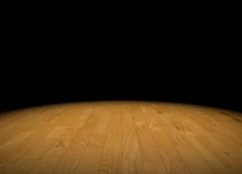 3d empty dark room Illustration