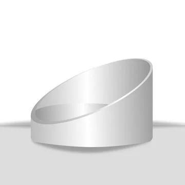 3D empty podium Illustrazione stock