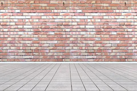 3d empty room Stock-Illustration