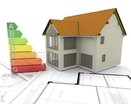 3D Energy ratings Stock Illustration