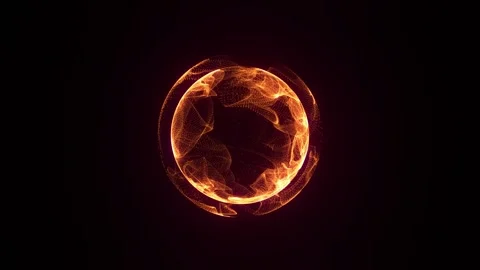 3D Energy Spher Stock Footage 309401989