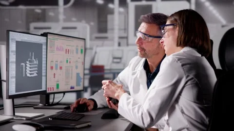 3D Engineer's Software Design Stock Footage 257130364