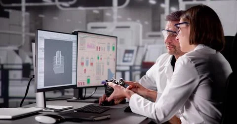 3D Engineer's Software Design Foto stock