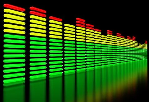 3D equalizer Stock Illustration