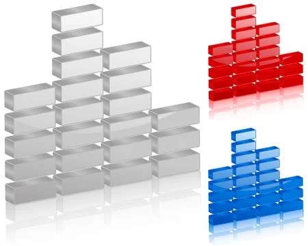 3d equalizer symbol Stock Illustration