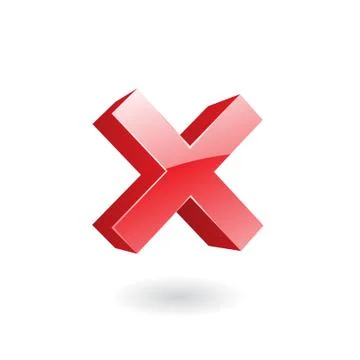 3d error sign Stock Illustration