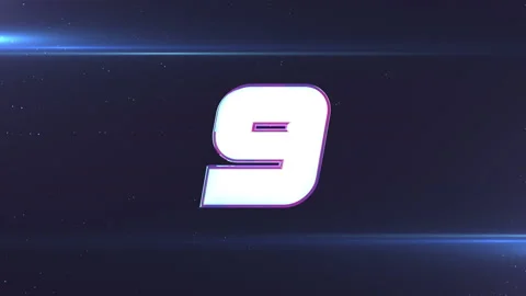3D Exploding Countdown Background in 4k Видео 124728659