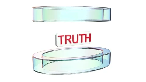3D Fake vs true flip change propaganda intro able to loop endless Video stock 282380990